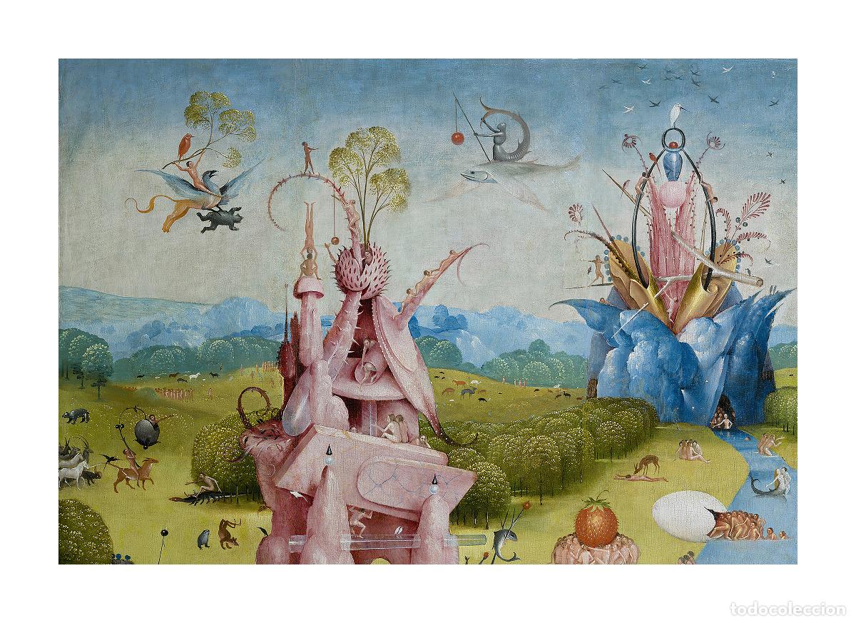 Arte: L&aacute;mina (44 x 32 cm) La Inversi&oacute;n del Firmamento (detalle de El Jard&iacute;n de las Delicias) El Bosco Arte