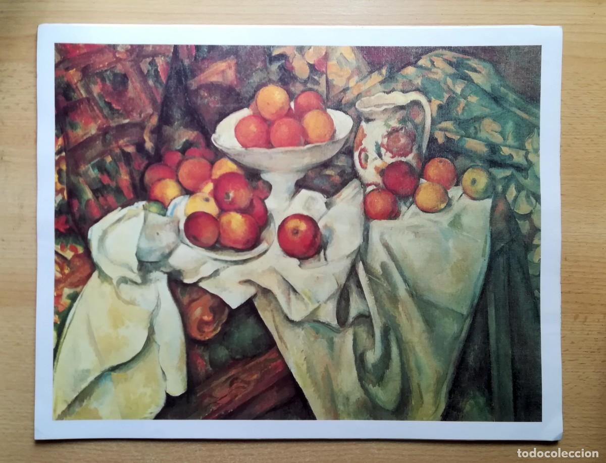 Arte: L&aacute;mina de Paul Cezanne. Naturaleza muerta.