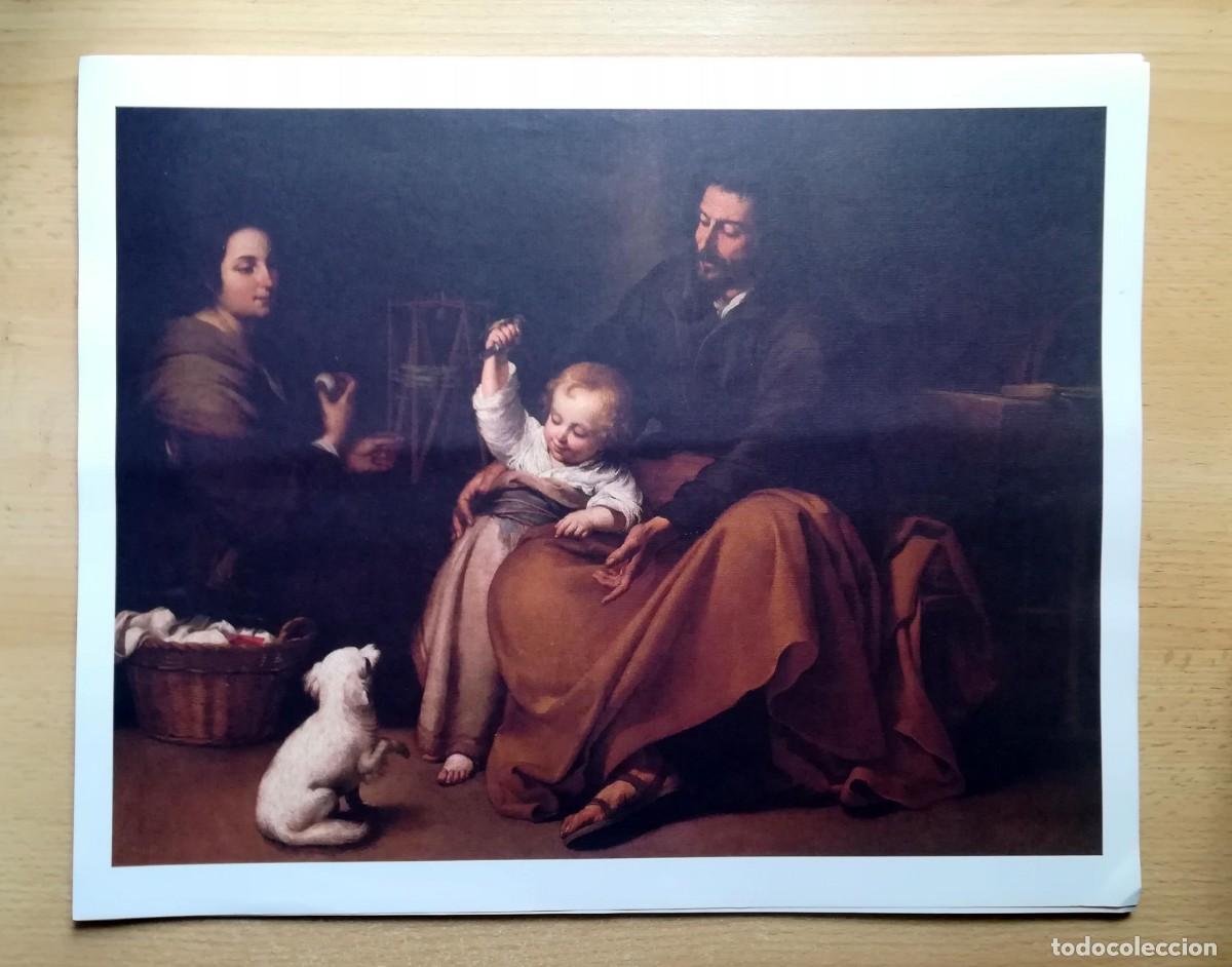 Arte: L&aacute;mina de Bartolom&eacute; Est&eacute;ban Murillo. La Sagrada Familia del pajarito.