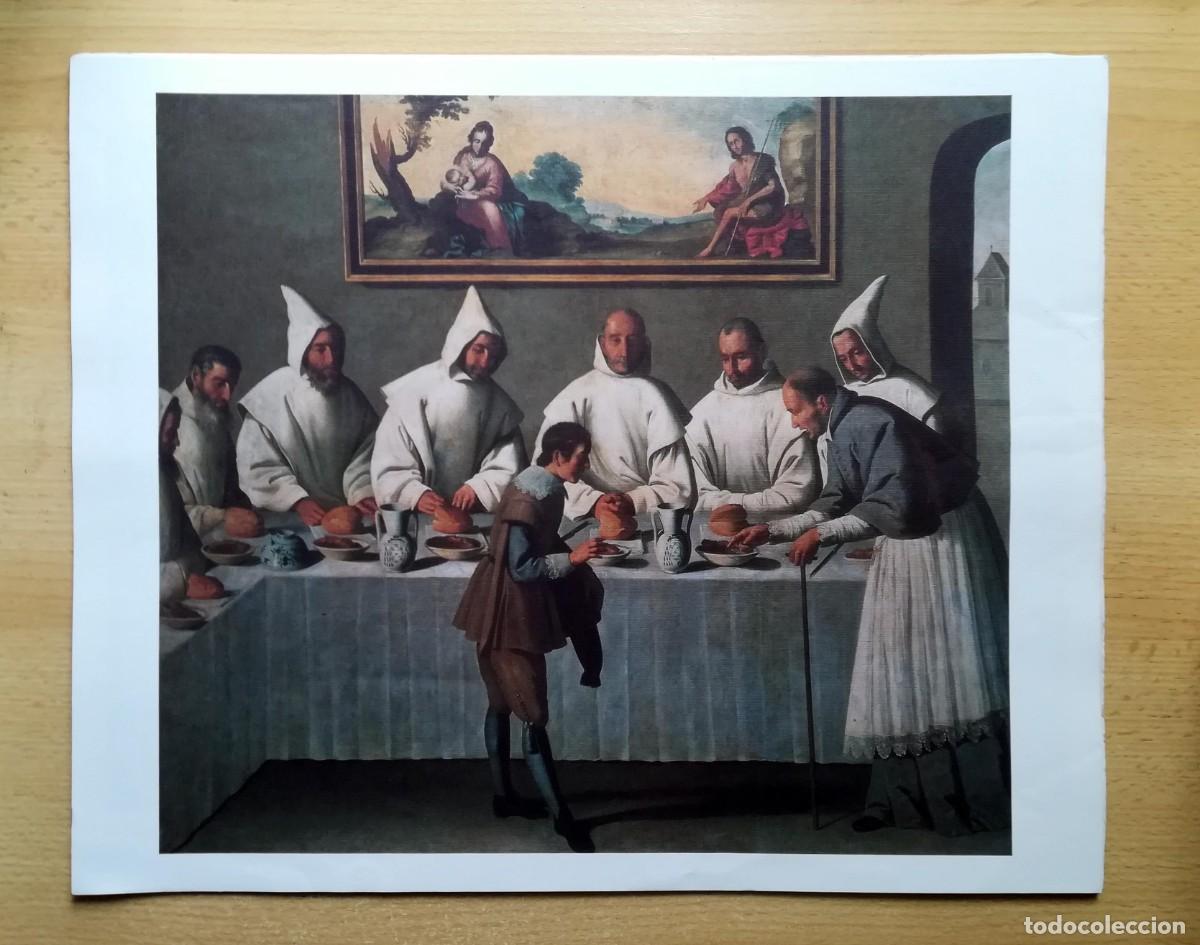 Arte: Francisco de Zurbar&aacute;n. San Hugo en el refectorio.