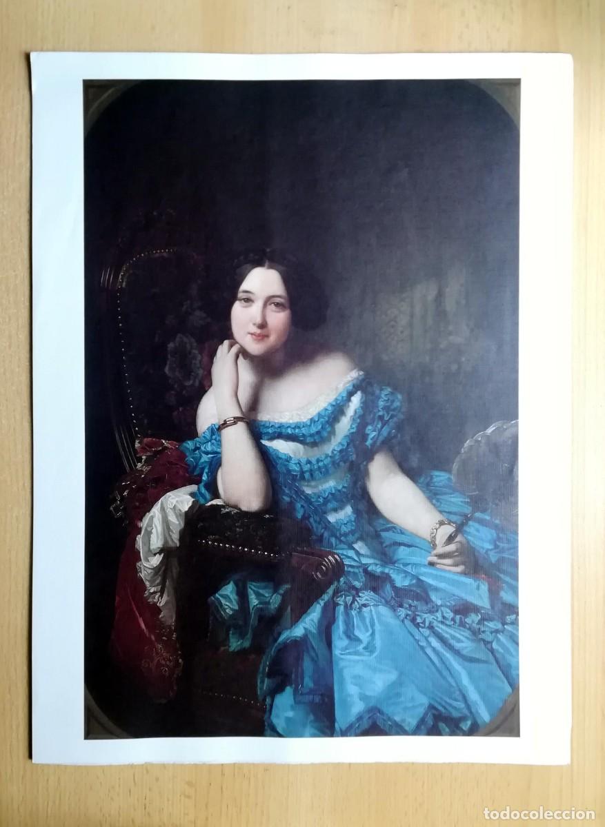 Arte: L&aacute;mina de Federico de Madrazo. La condesa de Vilches.