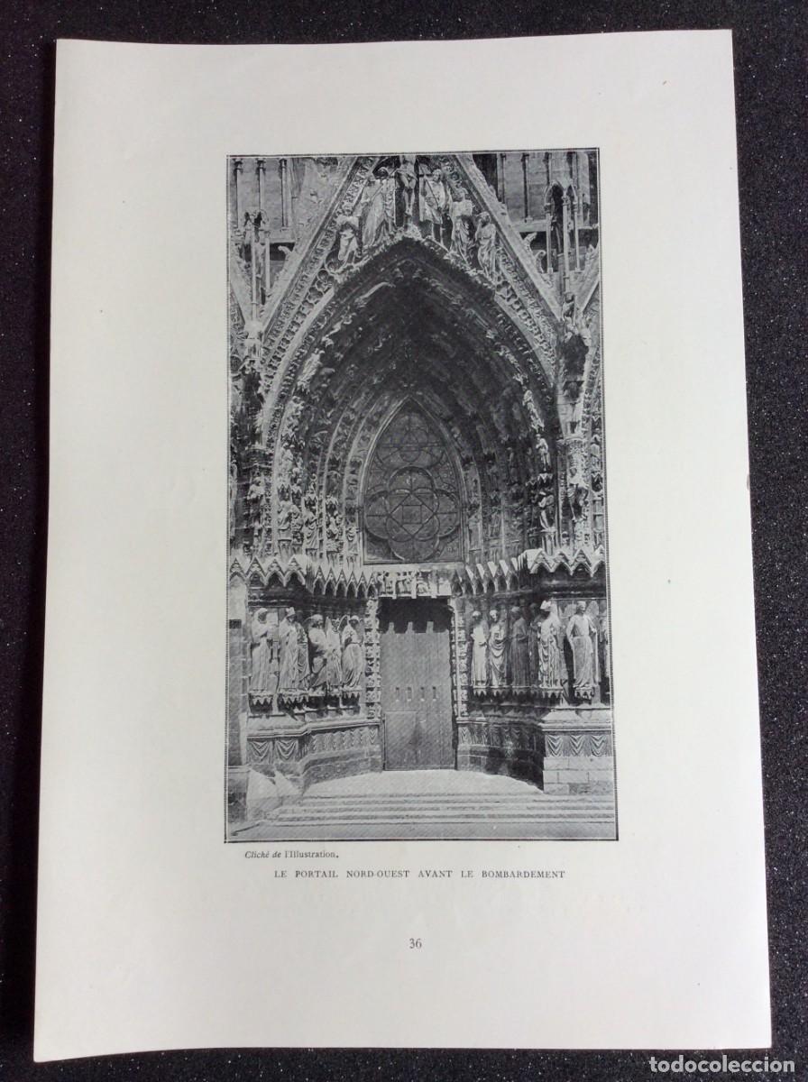 Arte: Arte, monumentos, paisajes, historia y curiosidad. L&aacute;mina fotog. francesa de 191? Anverso y reverso.