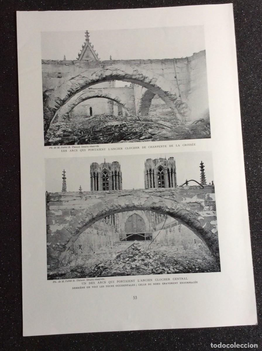 Arte: Arte, monumentos, paisajes, historia y curiosidad. L&aacute;mina fotog. francesa de 191? Anverso y reverso.