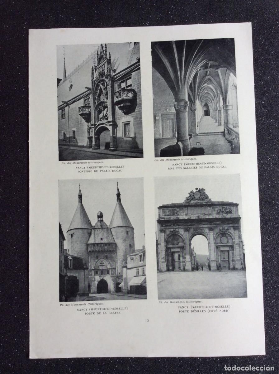 Arte: Arte, monumentos, paisajes, historia y curiosidad. L&aacute;mina fotog. francesa de 191? Anverso y reverso.