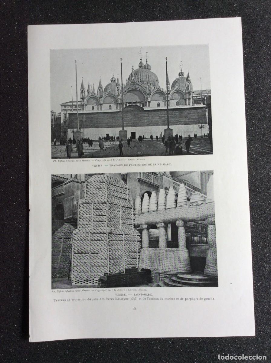 Arte: Arte, monumentos, paisajes, historia y curiosidad. L&aacute;mina fotog. francesa de 191? Anverso y reverso.