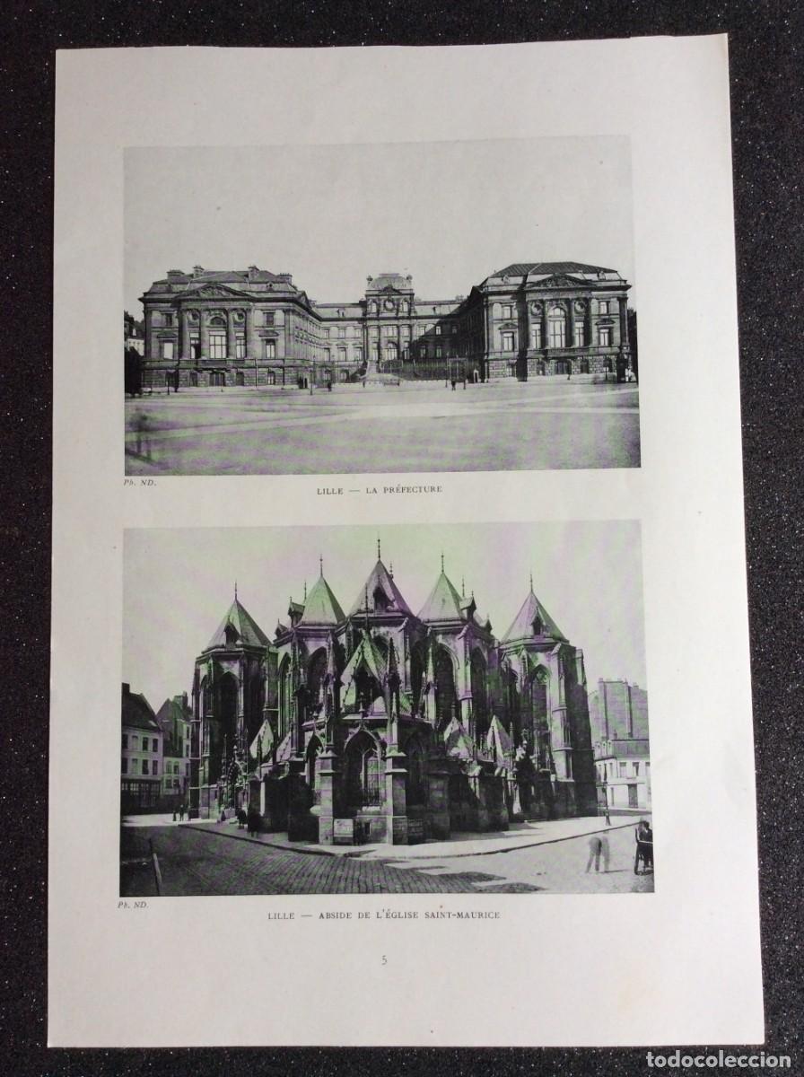 Arte: Arte, monumentos, paisajes, historia y curiosidad. L&aacute;mina fotog. francesa de 191? Anverso y reverso.