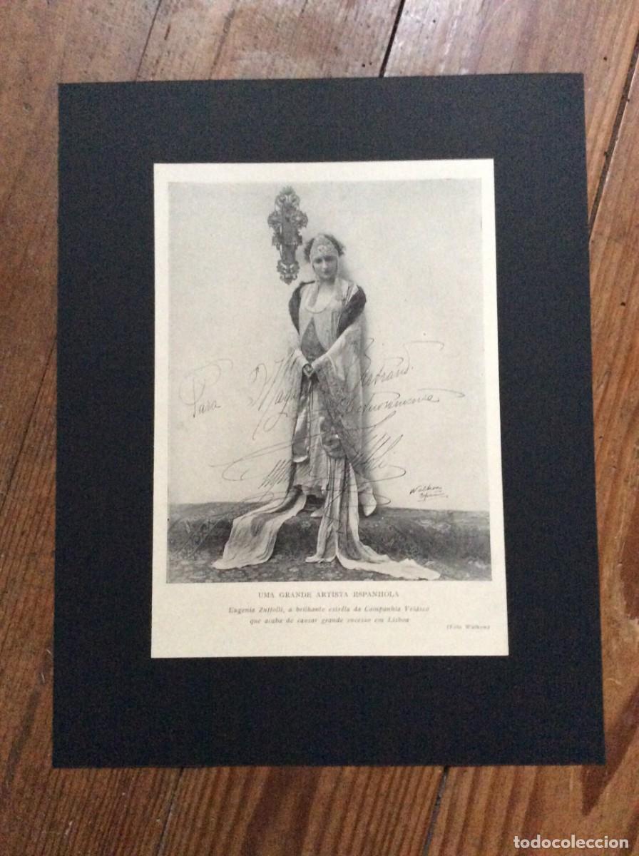 Arte: Eugenia Zuffolli. L&aacute;mina original de 1928, basado en una fotograf&iacute;a de Walken. Con dedicatoria