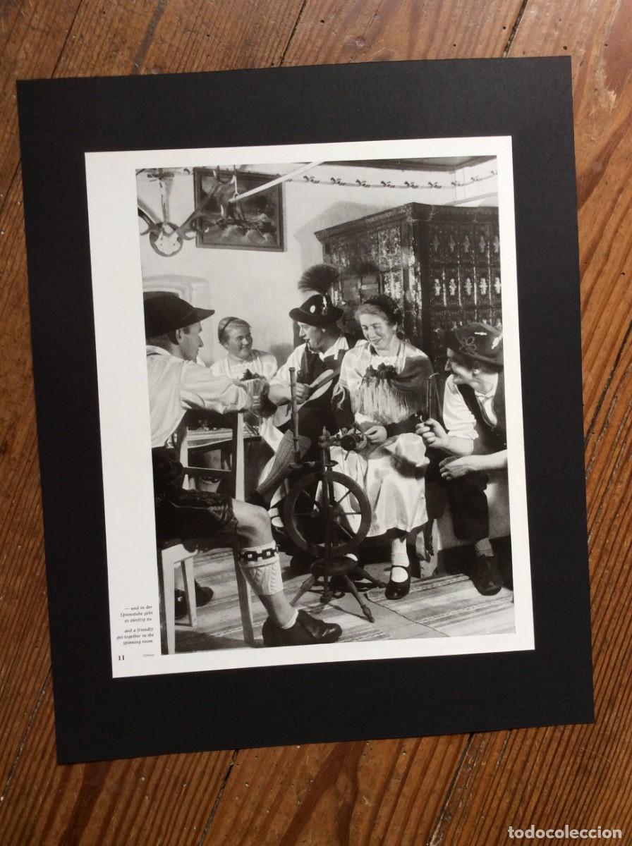 Arte: Costumes, vilas, paisagens rurais e urbanas e cidad&atilde;os da Alemanha p&oacute;s - guerra, 1950. Estampa fotog