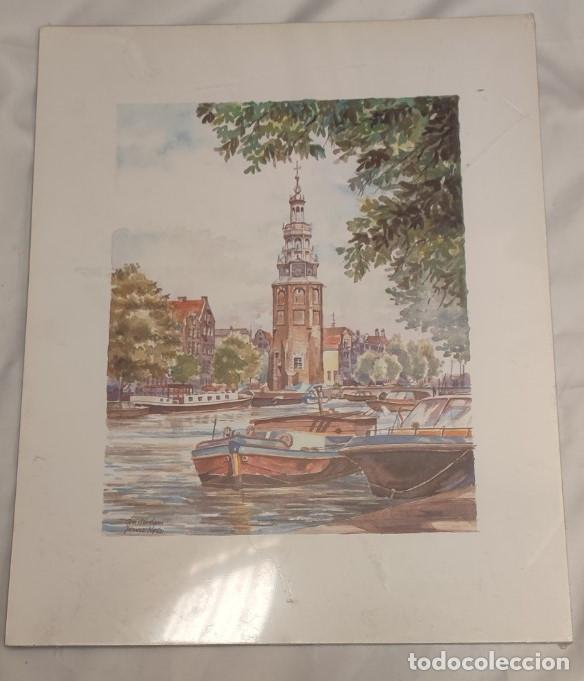 Arte: LAMINA NUEVA PLASTIFICADA, &iquest;JANUSS NEDSI? AMSTERDAM