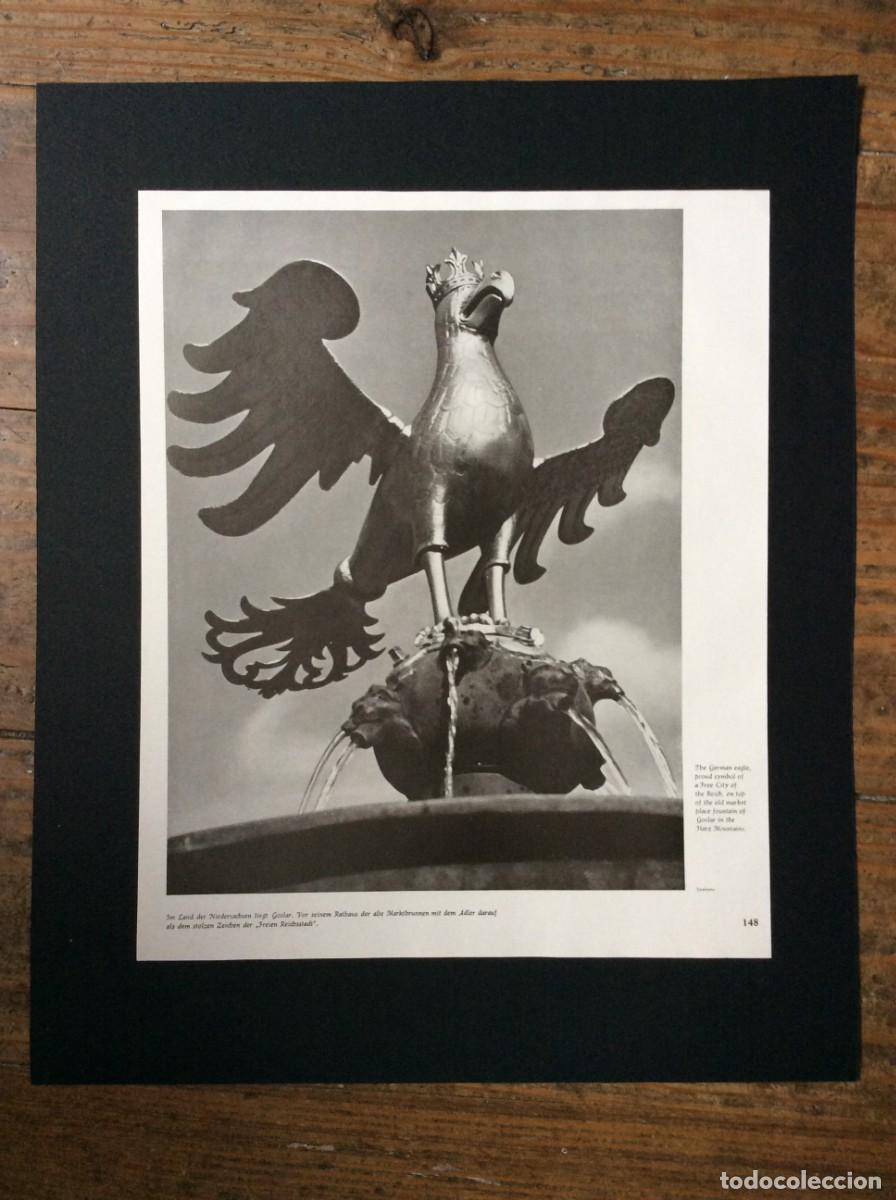 Arte: Costumes, vilas, paisagens rurais e urbanas, cidad&atilde;os da Alemanha p&oacute;s - guerra, 1950. L&aacute;mina fotog