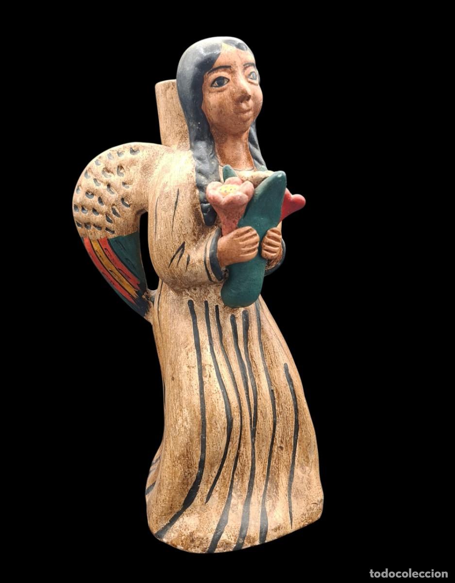Arte: ANGEL POLICROMADO DE OAXACA - ARTE POPULAR MEXICANO