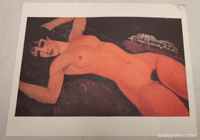 Arte: LAMINA EL MUNDO, DESNUDO ECHADO, MODIGLIANI
