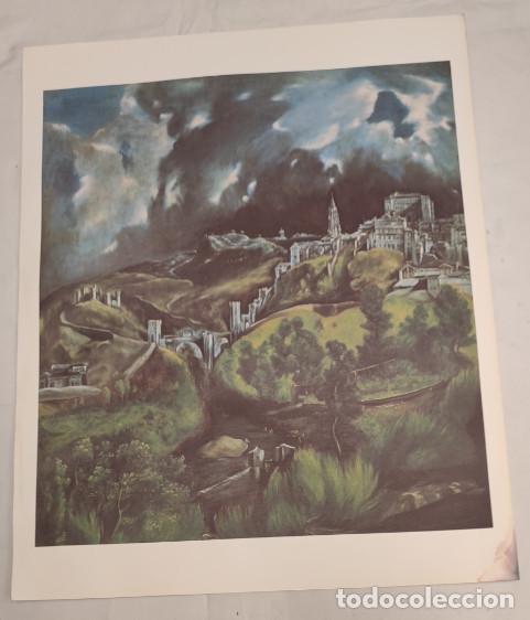 Arte: LAMINA EL MUNDO, VISTA DE TOLEDO, EL GRECO