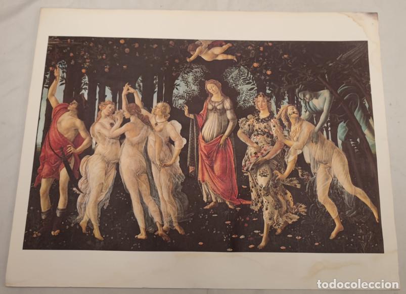 Arte: LAMINA EL MUNDO, LA PRIMAVERA, BOTTICELLI
