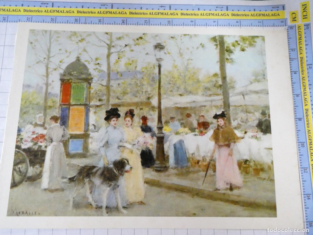 Arte: L&Aacute;MINA ARTE PINTURA. PRIMAVERA DE FRANCESC MIRALLES GALUP. 44