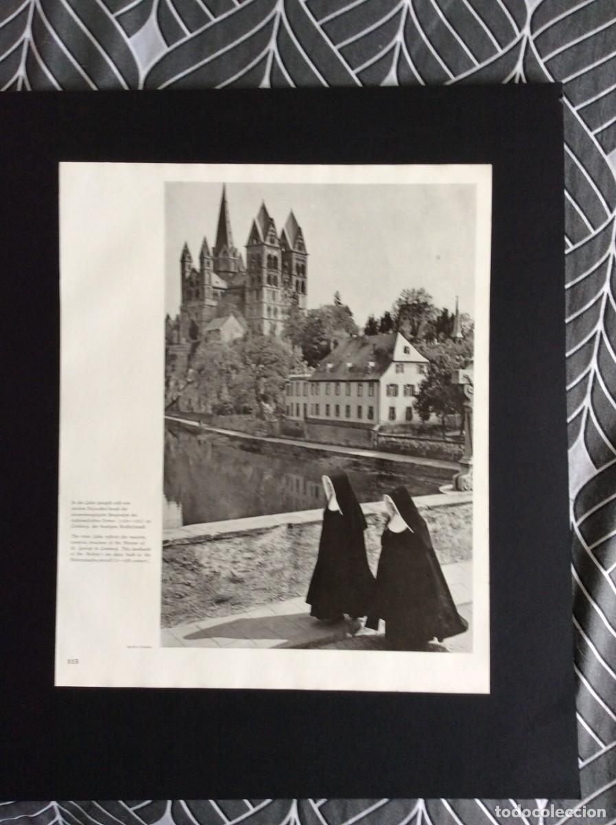 Arte: Costumes, vilas, paisagens rurais e urbanas, cidad&atilde;os da Alemanha p&oacute;s - guerra, 1950. L&aacute;mina fotog