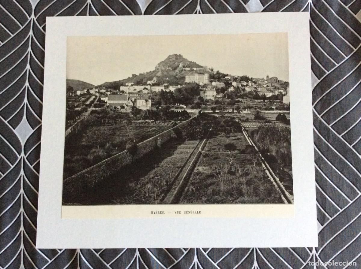 Arte: Hy&eacute;res ( Fran&ccedil;a ).Fotografia monocrom&aacute;tica do s&eacute;culo XIX. Envio gr&aacute;tis