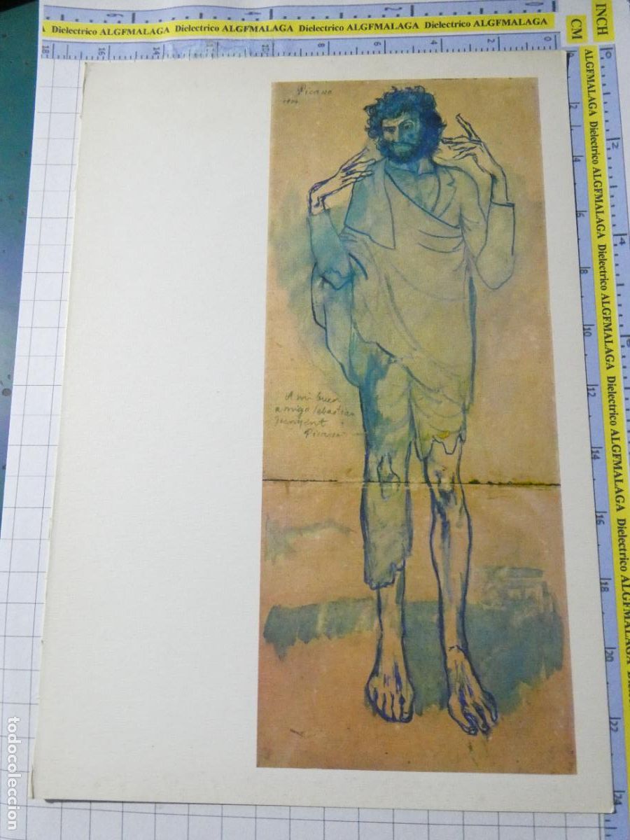 Arte: L&Aacute;MINA ARTE PINTURA. EL LOCO DE PABLO RUIZ PICASSO. 14