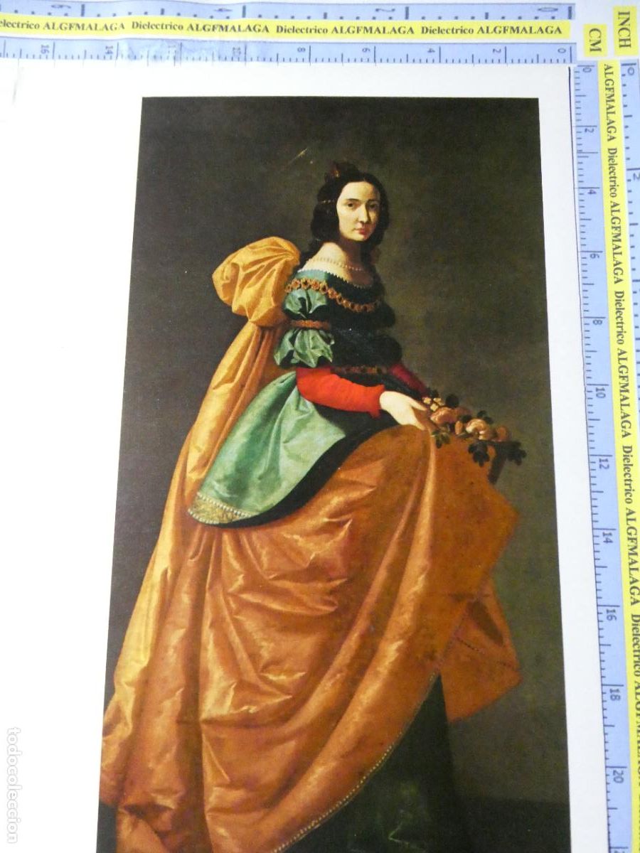 Arte: L&Aacute;MINA ARTE PINTURA. SANTA CASILDA DE FRANCISCO ZURBAR&Aacute;N. 18