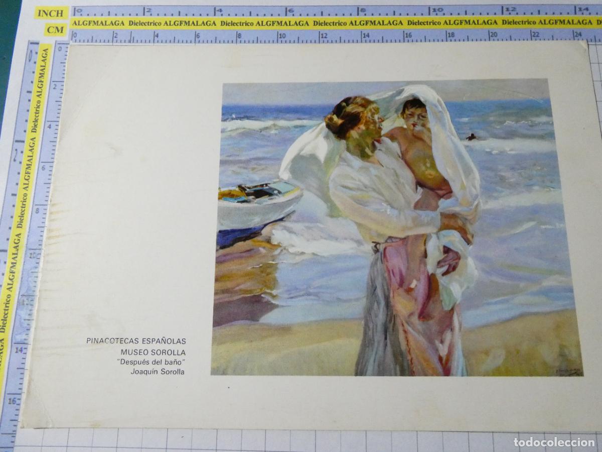 Arte: L&Aacute;MINA ARTE PINTURA. DESPU&Eacute;S DEL BA&Ntilde;O DE JOAQU&Iacute;N SOROLLA. 20
