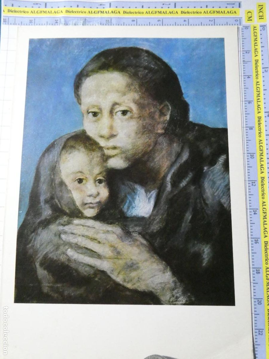 Arte: L&Aacute;MINA ARTE PINTURA. DESAMPARADOS DE PABLO PICASSO. 23