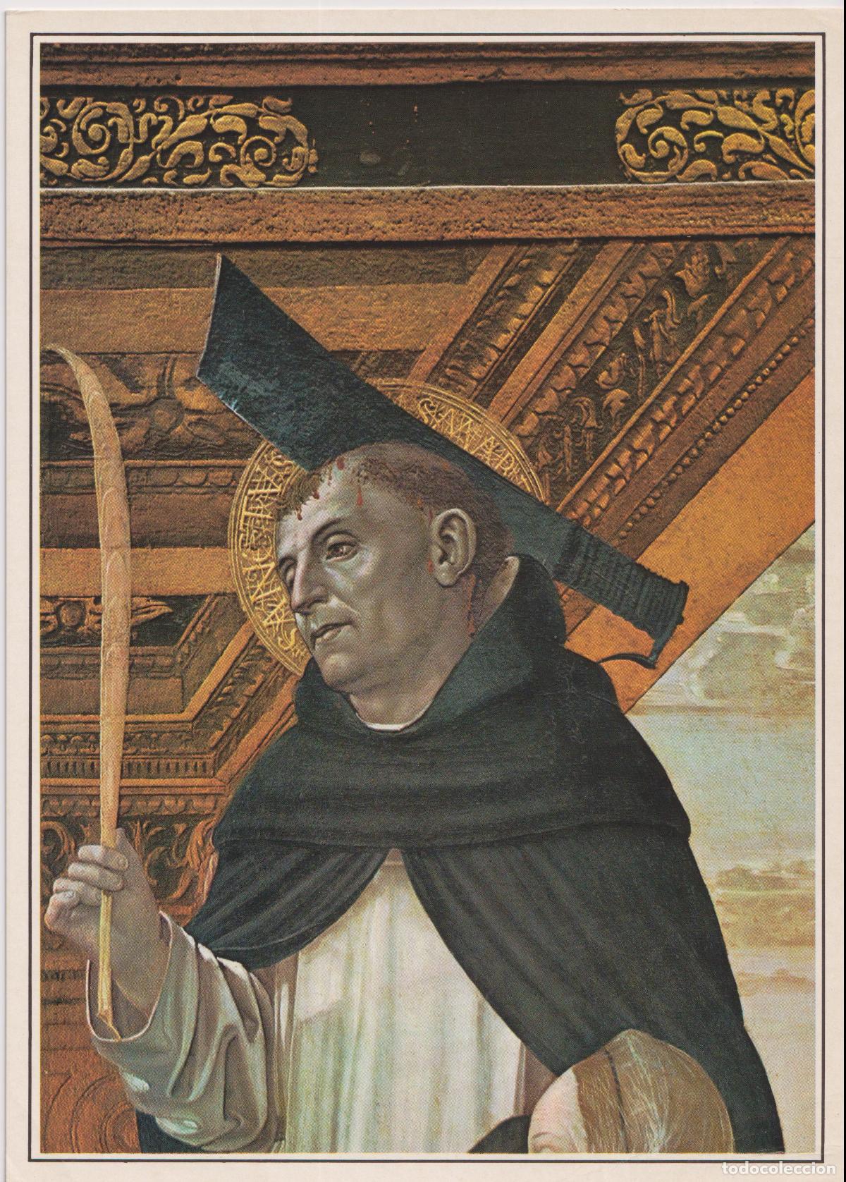 Arte: LAMINA ILUSTRACI&Oacute;N EL MARTIRIO DE SAN PEDRO DE VERONA OBRA DEL PINTOR AMBROGIO BERGOGNONE