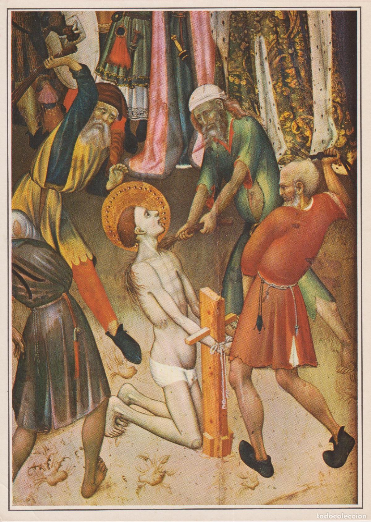 Arte: LAMINA ILUSTRACI&Oacute;N LA FLAGELACI&Oacute;N DE SAN JORGE ATRIBUIDA AL PINTOR BERNAT MARTORELL