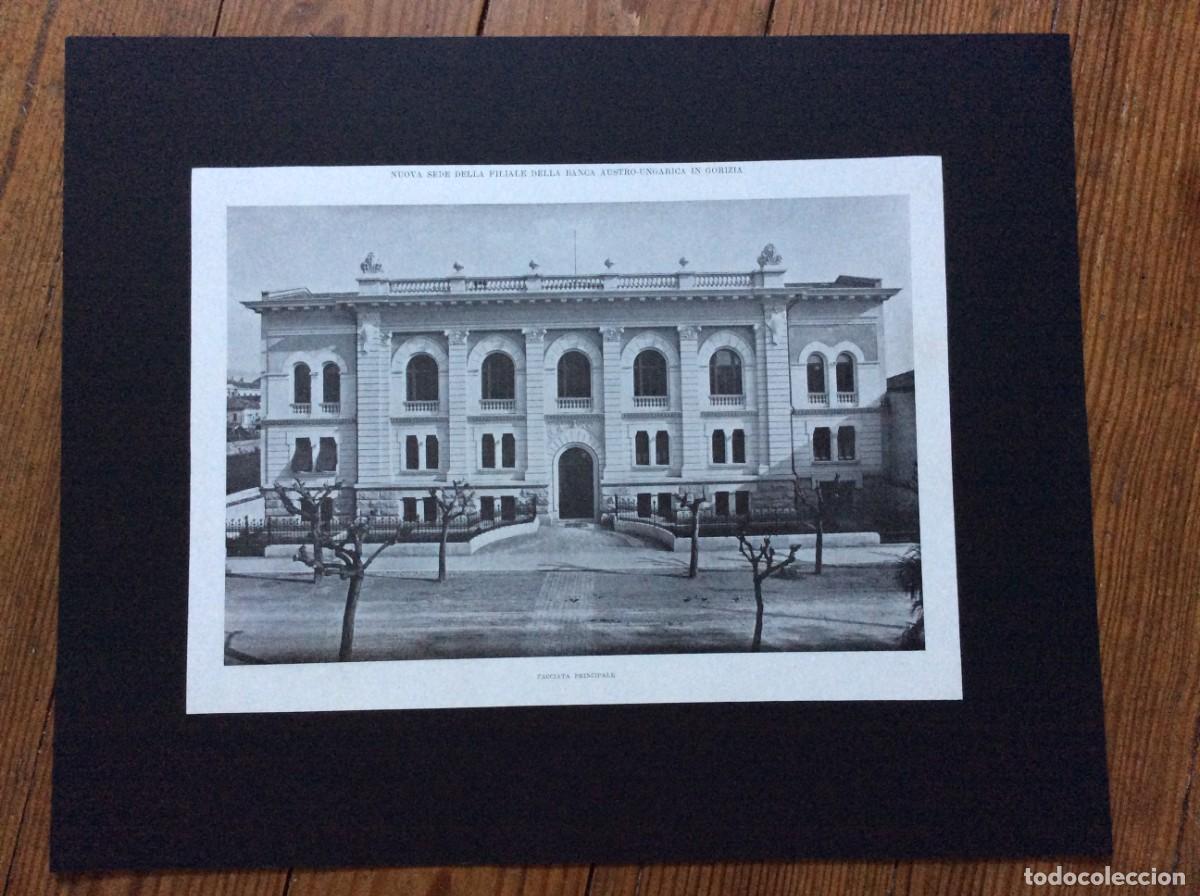Arte: L&acute;architettura italiana - Nuova sede della filiale della banca Austro-Ungarica in Gorizia, 1914
