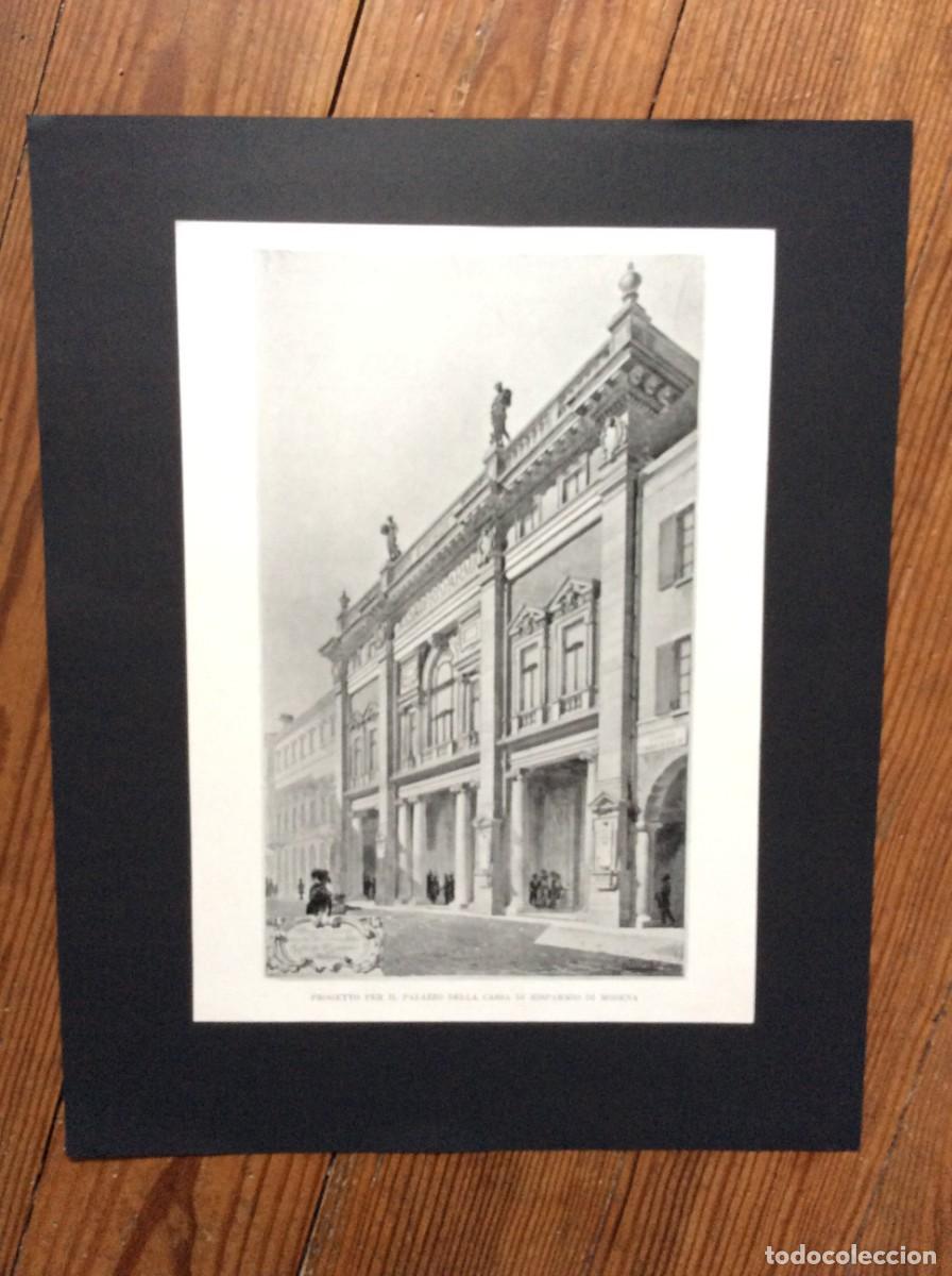 Arte: L&acute;architettura italiana - Progetto per Palazzo della cassa di Risparmio di Modena, 191? Envio gr&aacute;tis