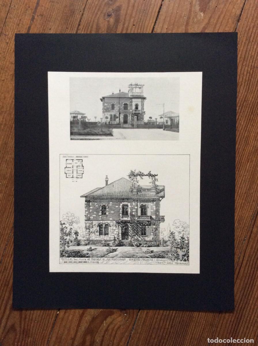 Arte: L&acute;architettura italiana - Villa del Signor T. Nagas al quartiere Regina Elena... 191? Envio gr&aacute;tis