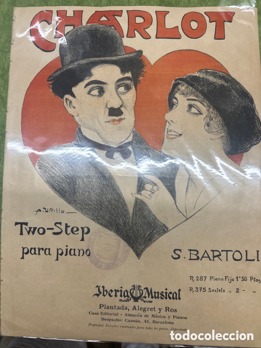 Arte: Utrillo partitura Charlotte two step