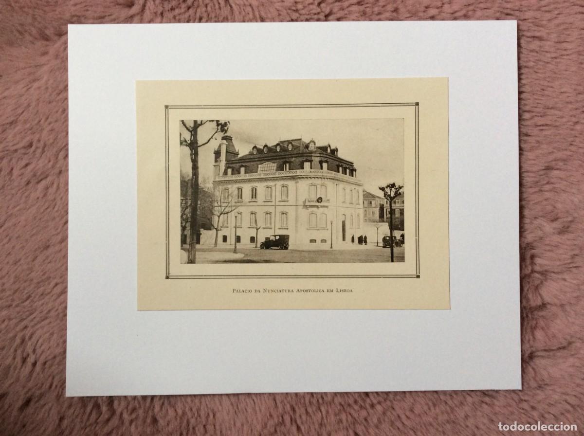 Arte: Palacio da Nunciatura Apostolica em Lisboa. L&aacute;mina de 194? Envio gr&aacute;tis