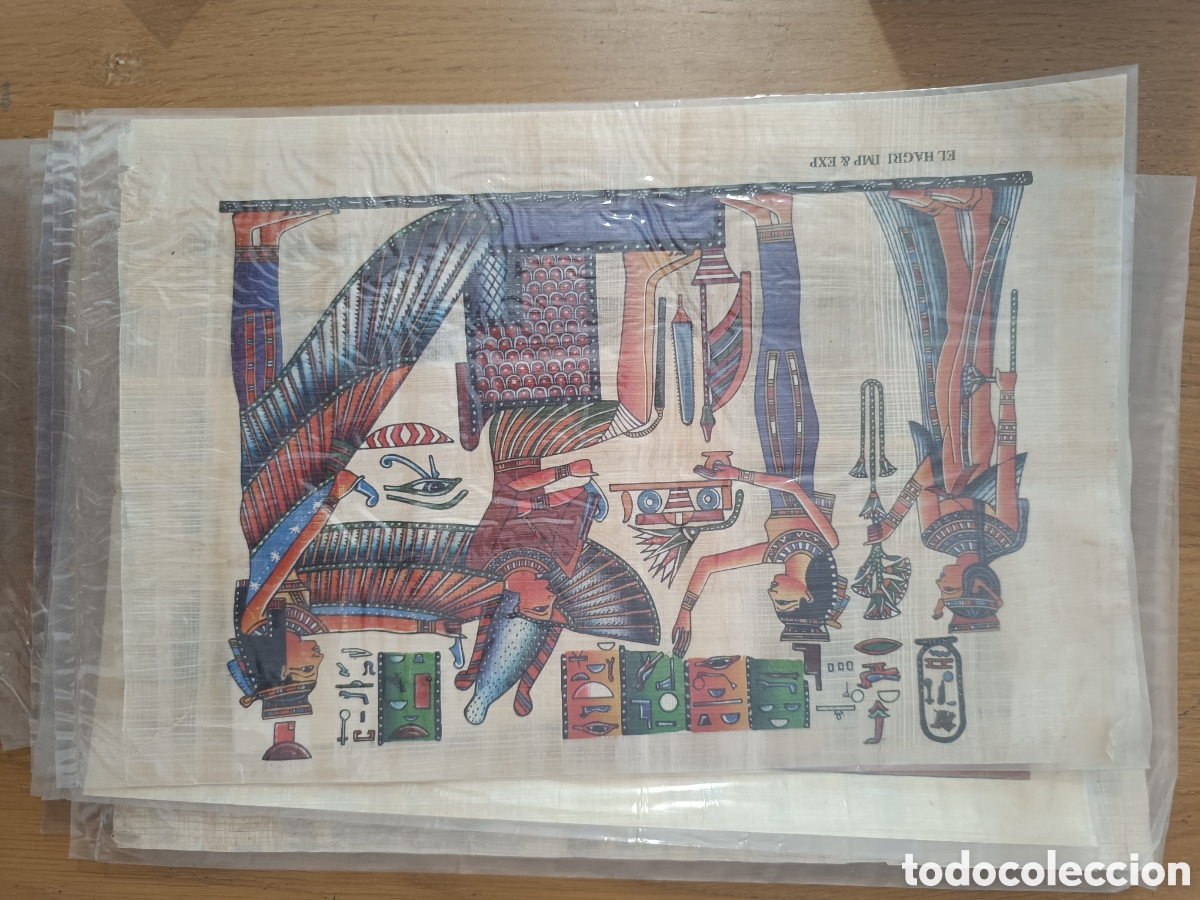 Arte: Lote de 9 papiros Egipcios - Foto 4