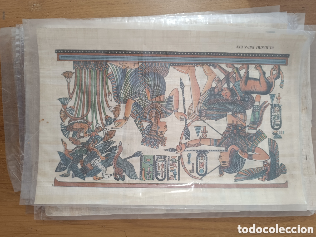 Arte: Lote de 9 papiros Egipcios - Foto 5