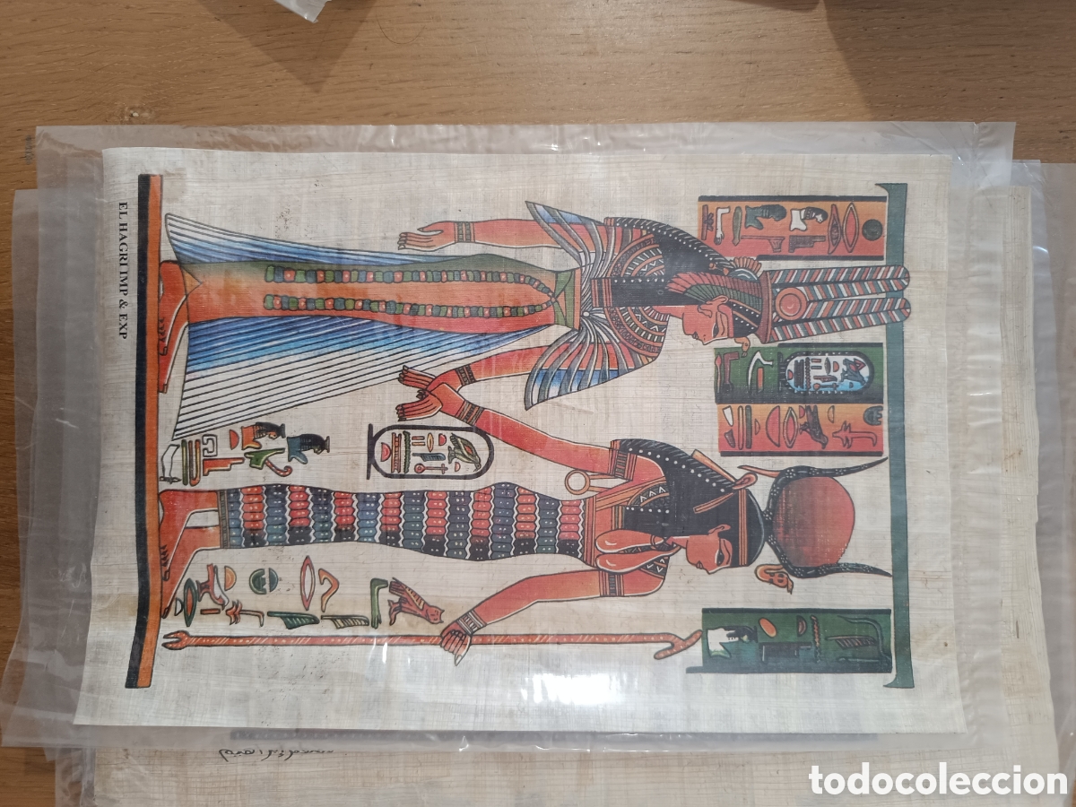 Arte: Lote de 9 papiros Egipcios - Foto 8