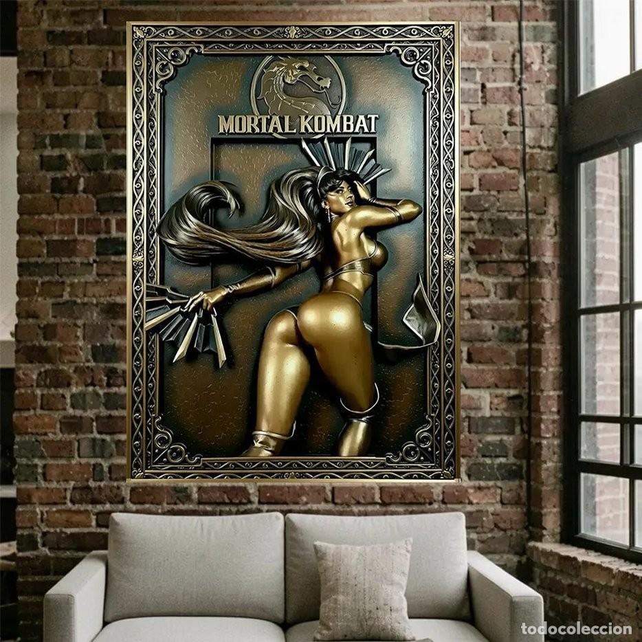 Arte: JACOB HITT - MORTAL KOMBAT GOLDEN KITANA [XXL] LAMINA 120 X 80.CM
