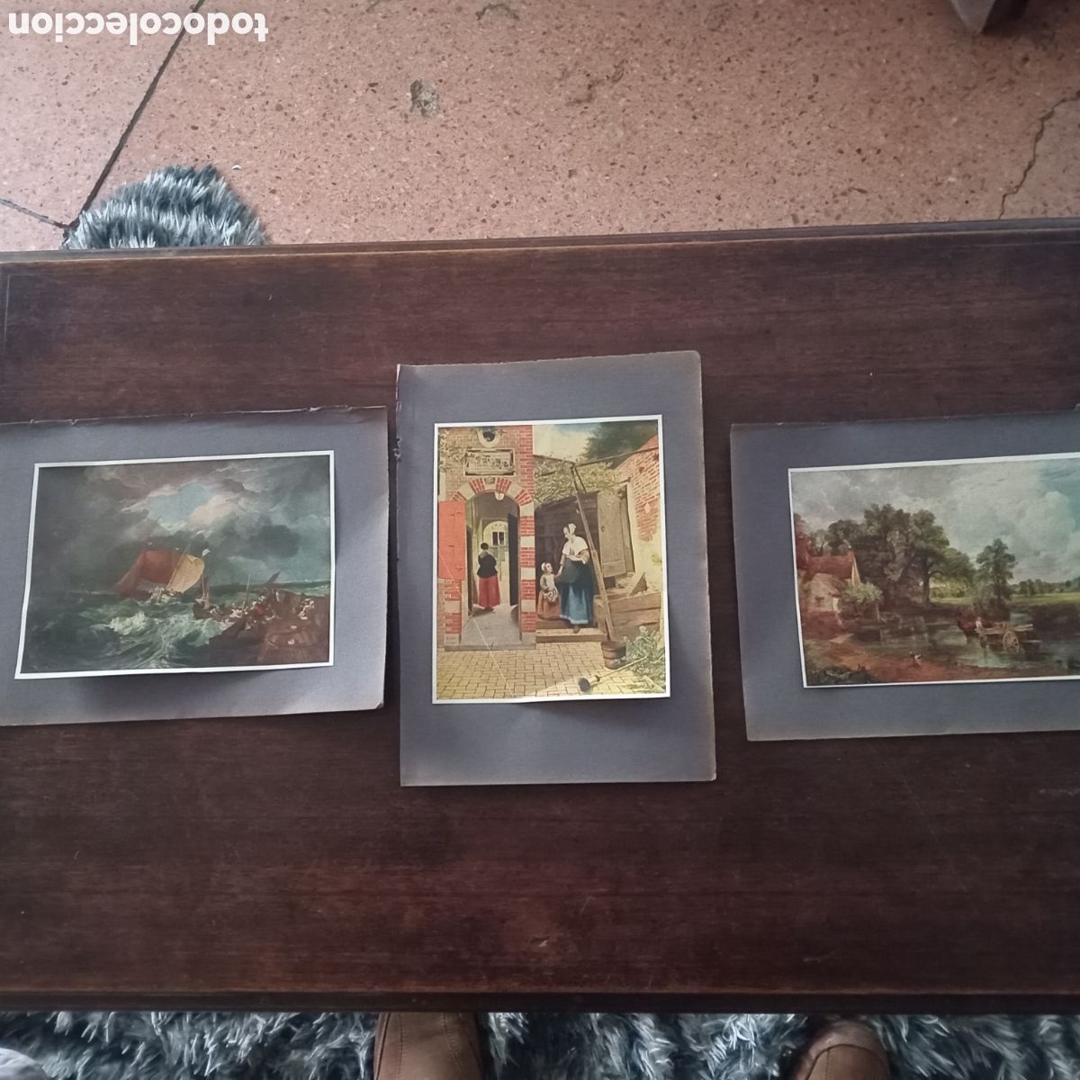 Arte: LOTE 3 ANTIGUAS LAMINAS DE FAMOSOS PINTORES