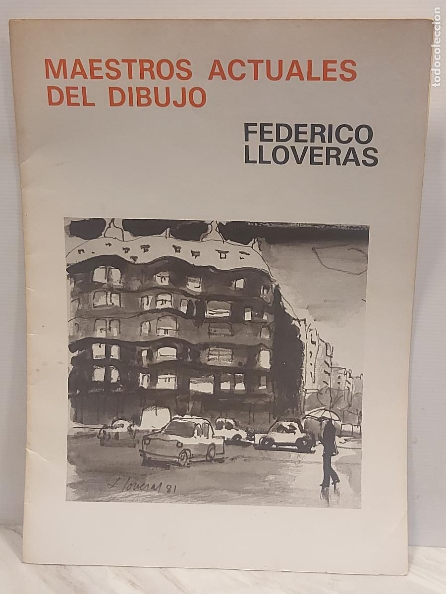 Arte: 1981 | MAESTROS ACTUALES DEL DIBUJO | FEDERICO LLOVERAS | CARPETA CON 8 L&Aacute;MINAS