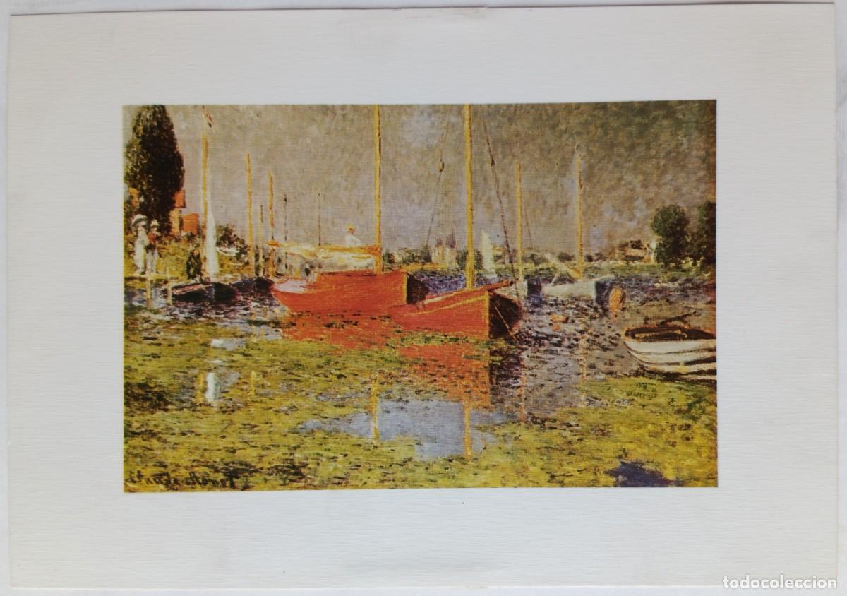 Art: ANTIGUA L&Aacute;MINA CLAUDE MONET. 25 PESETAS. PAPEL 25 X 17,5. OBRA 18 X 12. VER FOTOS.