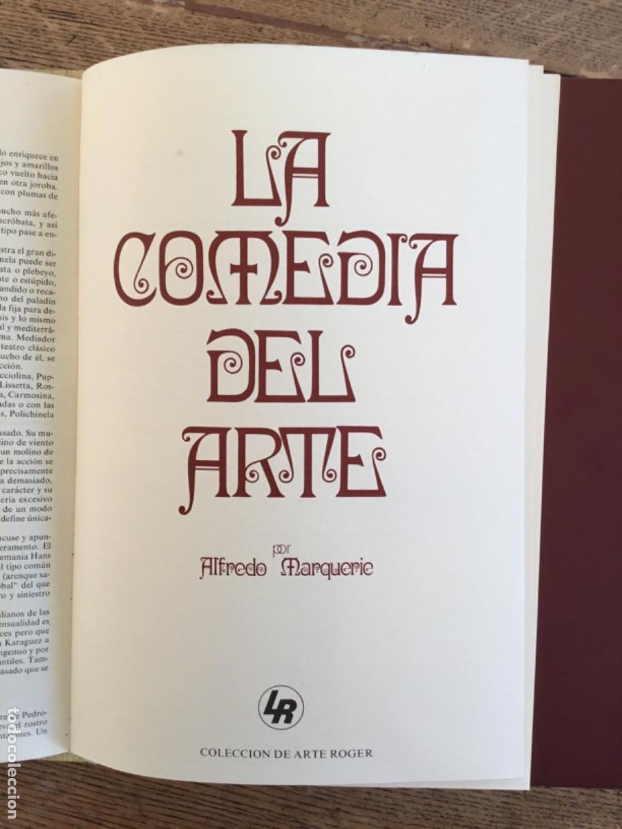 Arte: LA COMEDIA DEL ARTE // ALFREDO MARQUERIE // COLECCI&Oacute;N COMPLETA 40 L&Aacute;MINAS // ROGER S.A.