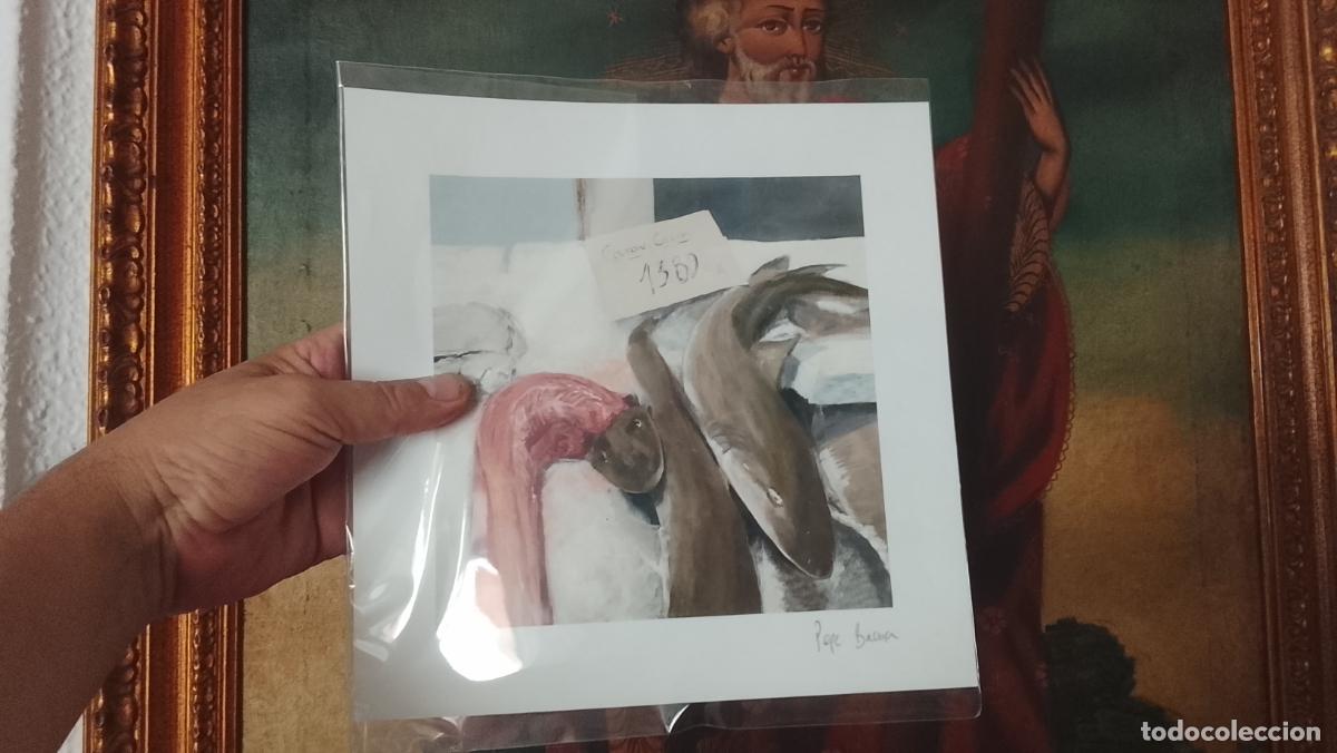Arte: CAZON - GADITANO PEPE BAENA . IMPRESION OBRA . FIRMA ORIGINAL DEL AUTOR - CADIZ - 23 X 23