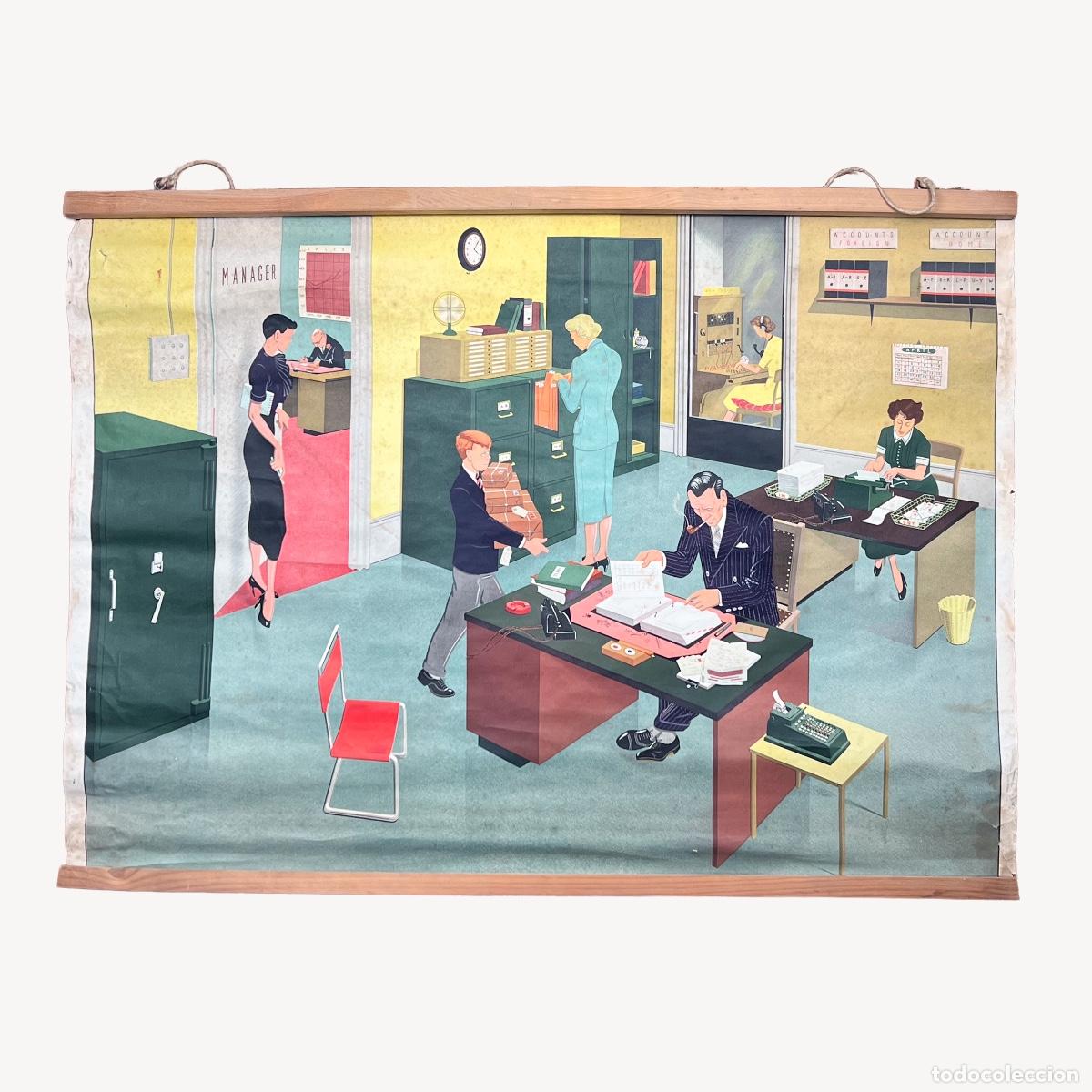 Arte: Cartel Litograf&iacute;a de Elizabeth Skilton para General Service English Wall Pictures, 1950s N&ordm; 7