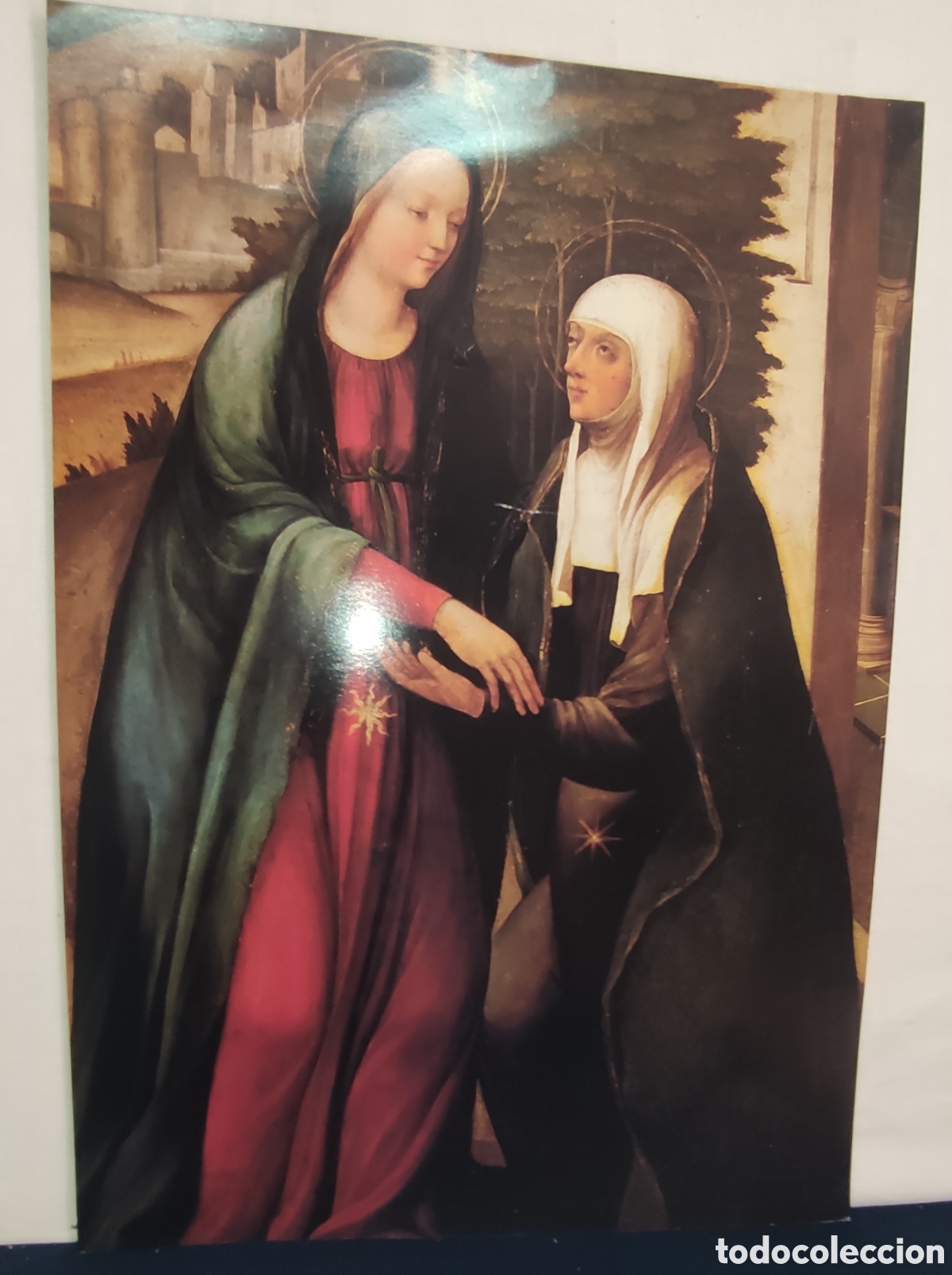 Arte: Lamina La Visitaci&oacute;n ,El Mestre de Borboto