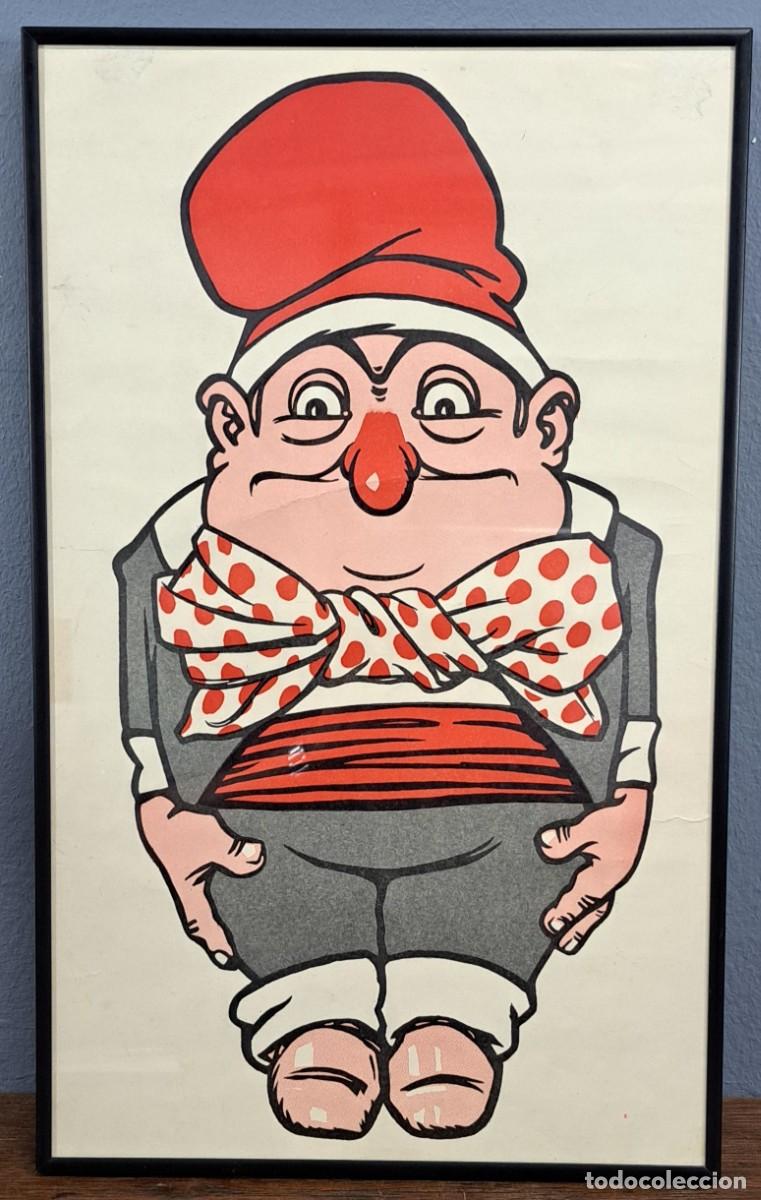 Arte: L&aacute;mina caricaturesca personaje catal&aacute;n