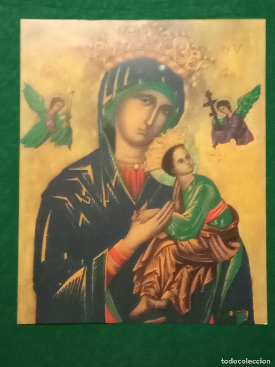 Arte: Lamina - B. V. del Perpetuo Socorro - Chiesa di San Alfonso - Roma - Medidas: 25cmt x 20cmt.