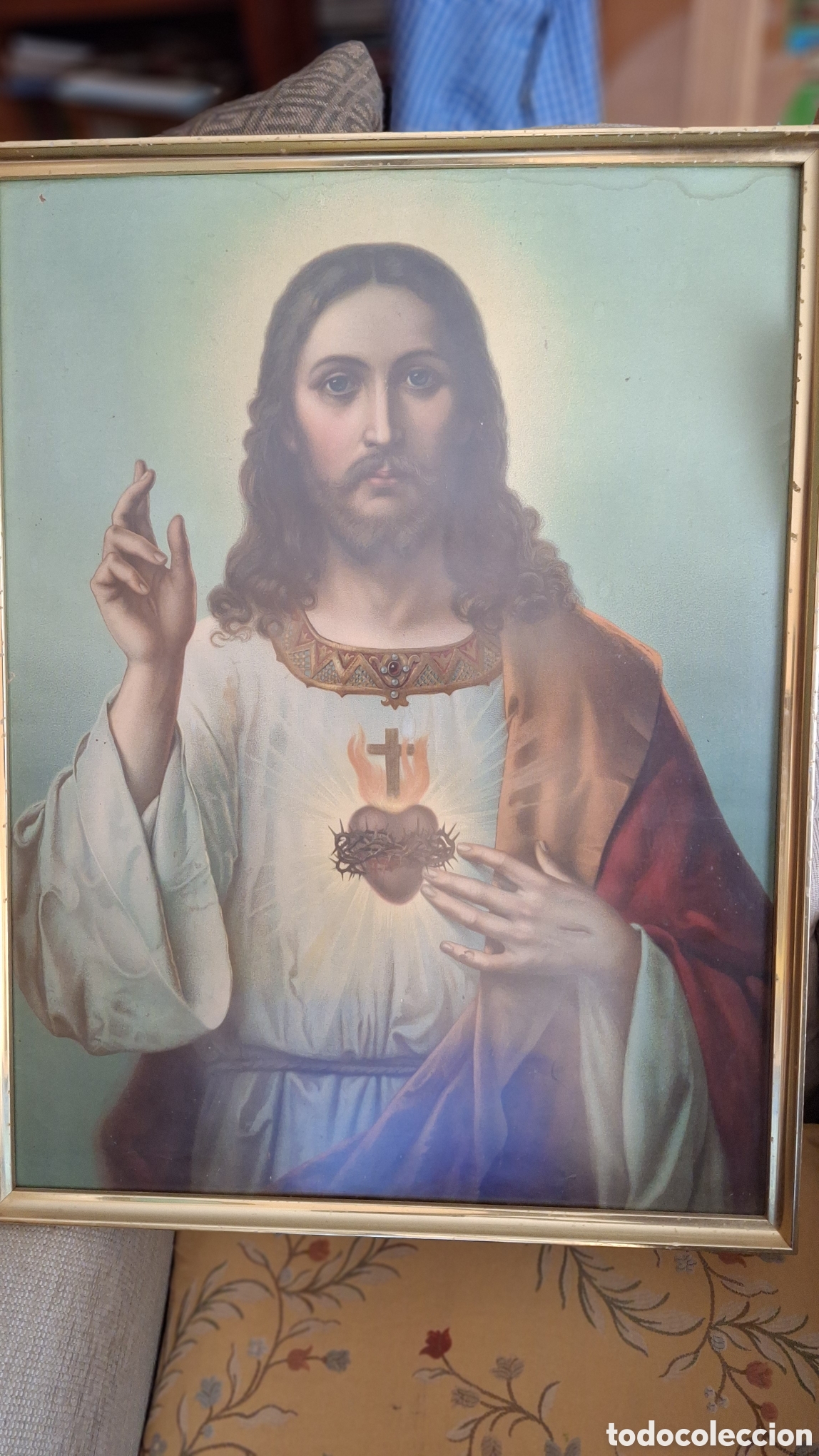Arte: L&aacute;mina del Sagrado Coraz&oacute;n de Jes&uacute;s
