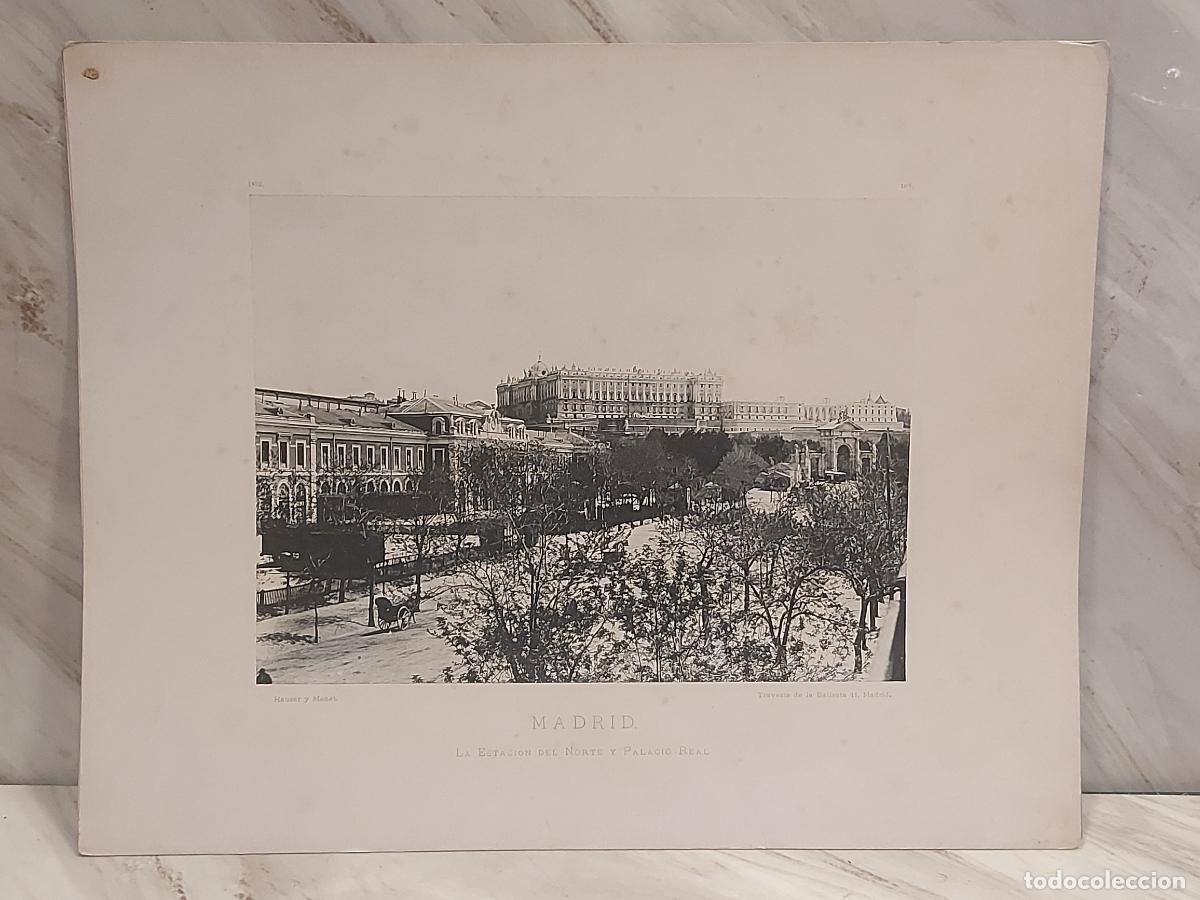 Arte: A&Ntilde;O 1892 | MADRID &ndash; ESTACI&Oacute;N DEL NORTE Y PALACIO REAL | ESPA&Ntilde;A ILUSTRADA N.&ordm; 109 | HAUSER Y MENET