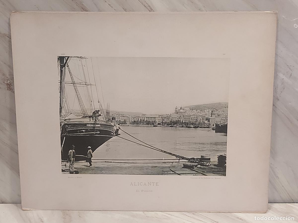 Arte: A&Ntilde;O 1893 | ALICANTE &ndash; EL PUERTO | ESPA&Ntilde;A ILUSTRADA N.&ordm; 336 | HAUSER Y MENET | FOTOTIPIA