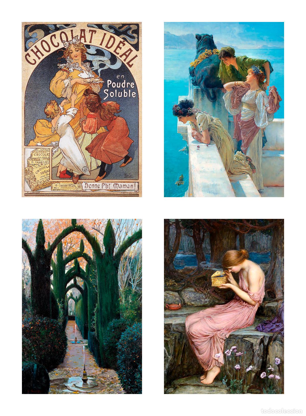 Arte: Lote de 10 L&aacute;minas a Elegir de Nuestro Cat&aacute;logo. Arte, Modernismo, Impresionismo Escritores Ciudades