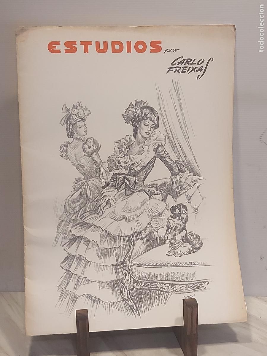 Arte: ESTUDIOS N.&ordm; 19 | CARLOS FREIXAS | &Eacute;POCA ROM&Aacute;NTICA | 8 L&Aacute;MINAS COMPLETO | 1983